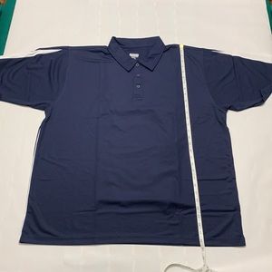 Augusta Sportswear championship sport navy with white 2XL polo. New